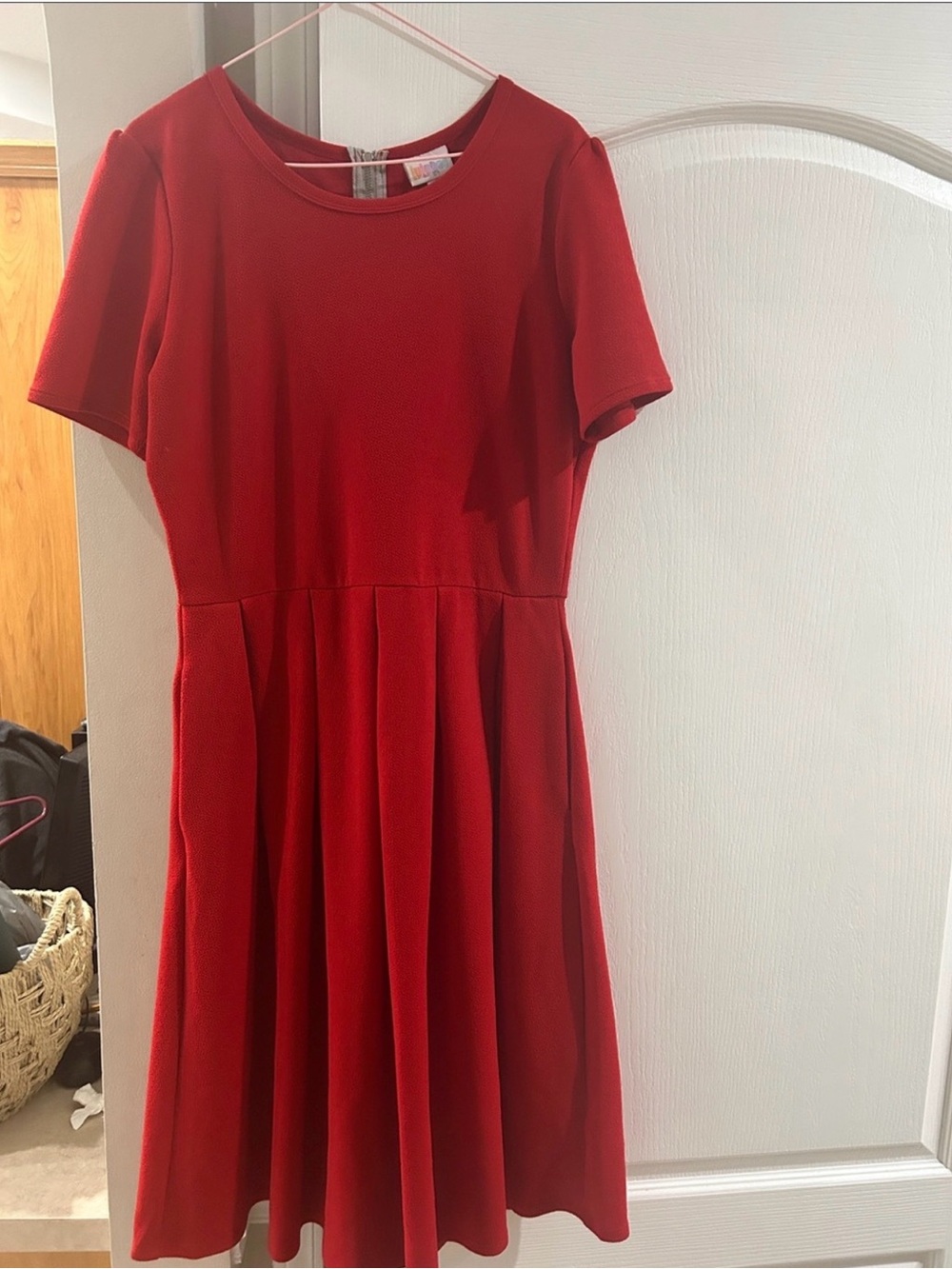 LuLaRoe Red Amelia Dress